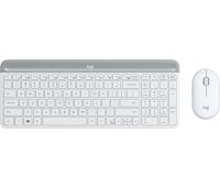 Tipkovnica in Miš Logitech Slim Wireless Combo MK470, bela, SLO g. - 920-009205