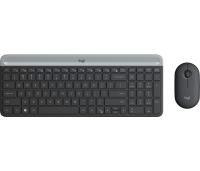 Tipkovnica in Miš Logitech Slim Wireless Combo MK470, grafitna barva, SLO - 920-009264
