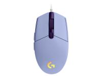 Miš Logitech G102 LIGHTSYNC, vijolična - 910-005854