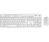 Tipkovnica in Miš Logitech MK295 Silent Wireless Combo, bela, SLO g. - 920-009824