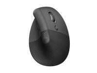 Miš Logitech Lift Vertical Ergonomic, grafitna - 910-006473