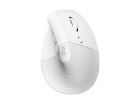 Miš Logitech Lift Vertical Ergonomic, bela - 910-006475