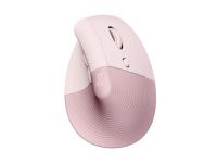 Miš Logitech Lift Vertical Ergonomic, roza - 910-006478
