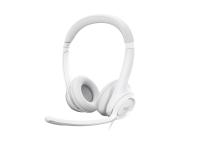Slušalice Logitech H390, bele, USB - 981-001286