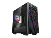 Kućište DeepCool MATREXX 40 3FS, Micro-ATX, kaljeno steklo, crno - DP-MATX-MATREXX40-3FS