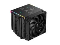Hladilnik za procesor DeepCool AK620 Digital PRO, 2x 120mm, LCD, black- R-AK620-BKAPMN-G