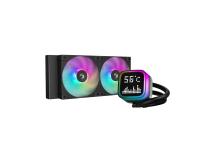 Vodeno hlađenje AIO Liquid Cooler DeepCool LP240, 240mm, Matrix, ARGB, black- R-LP240-BKMSNC-G-1