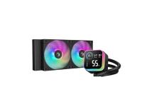 Vodeno hlađenje AIO Liquid Cooler DeepCool LQ240, 240mm, LCD, ARGB, black- R-LQ240-BKLSMW-G-1