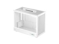 Kućište DeepCool CH160 PLUS WH, ITX, Micro-ATX, kaljeno steklo, belo - R-CH160-WHNGM0-G