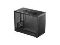 Kućište DeepCool CH160 PLUS, ITX, Micro-ATX, kaljeno steklo, crno - R-CH160-BKNGM0-G