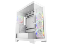 Kućište DeepCool CG580 4F V2, ATX, Midi-Tower, Kaljeno steklo, belo - R-CG580-WHADA4-G-2