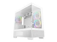 Kućište DeepCool CG380 3F, mATX, Midi-Tower, kaljeno steklo, belo - R-CG380-WHAGM3-G