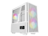 Kućište DeepCool CH360 Digital, Micro-ATX, ARGB, LCD, kaljeno steklo, belo - R-CH360-WHAPE3D-G-1