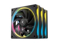 Ventilator za ohišje DeepCool FL12 SE 3-IN-1 ARGB PWM 120mm, 3 Pack, black- R-FL12SE-BKAPN3-G