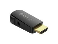 Adapter HDMI v VGA + 3.5 mm, ORICO XD-HLFV-BK - XD-HLFV-BK