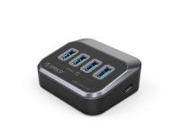 USB-C hub s 4 vhodi, 4x USB-A 3.2 Gen1, 5Gbps, črn, ORICO M3U3-4A-05 - M3U3-4A-05-BK-BP