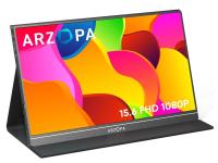 Prenosni monitor 15.6'' (40 cm) FullHD IPS 60Hz, mHDMI, USB-C, zvočniki, ARZOPA S1 TABLE - 1001001041
