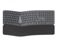 Tipkovnica Ewent EW3289 Wireless Ergonomic Multi-Connect, SLO - EW3289