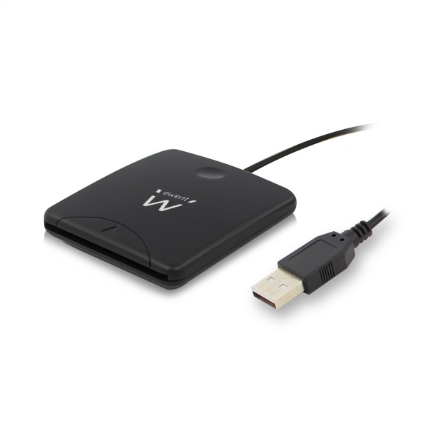 Čitalec pametnih kartic USB 2.0, črn, Ewent - EW1052