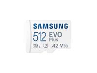 Spominska kartica Samsung EVO Plus, micro SDXC, 512GB, 160MB/s U3, V30, A2, UHS-I, z adapterjem - MB-MC512SA/EU