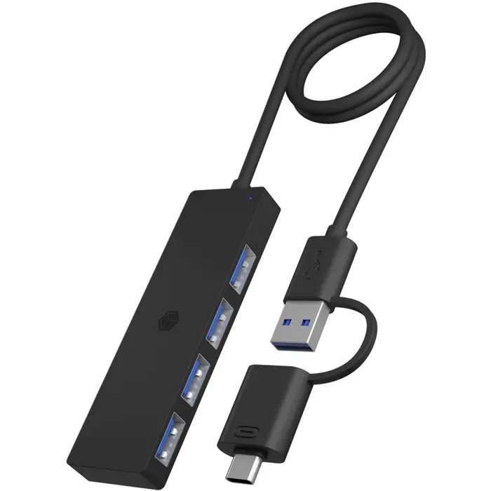 Icy Box IB-HUB1424-C3 (black)