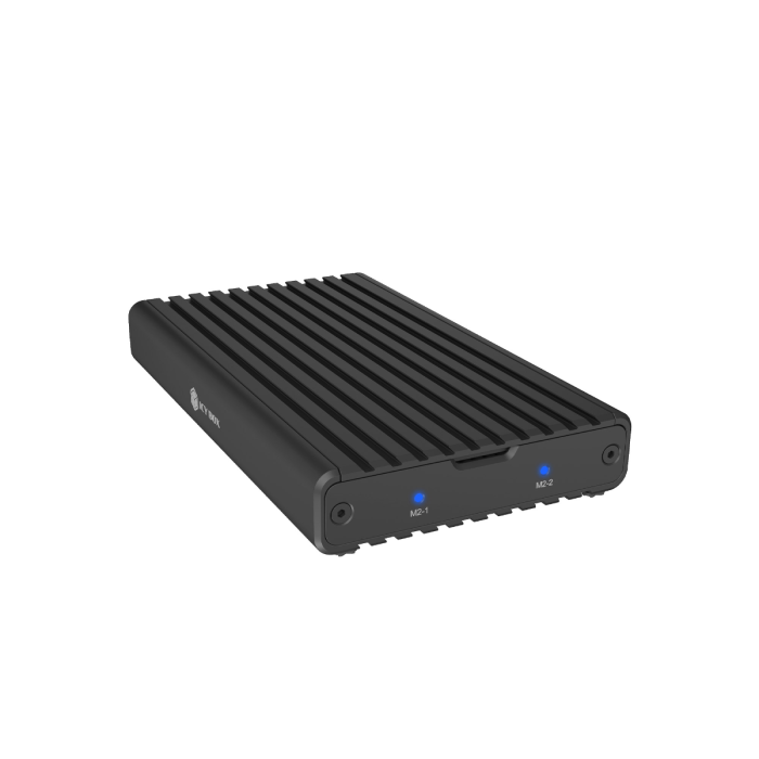 IcyBox IB-2817M-C32 enclosure for 2 M.2 NVMe with USB-C 3.2 Gen 2 connector