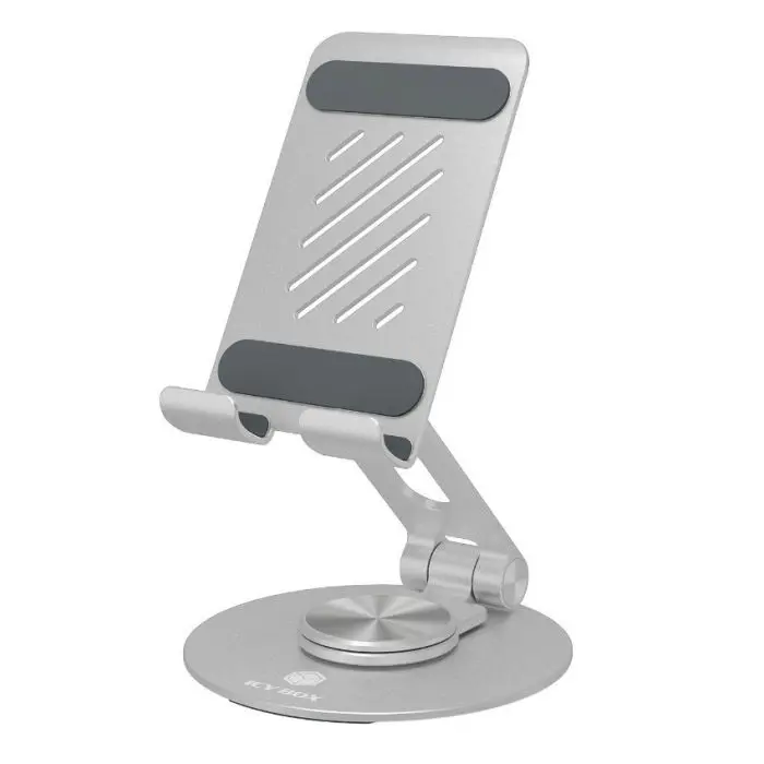 IcyBox IB-TH201-R vrtljiv nosilec za tablice in mobilne telefone do 12,9"