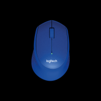 Miška Logitech M330 Silent Plus, modra - 910-004910