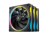 Ventilator za ohišje DeepCool FL12R SE 3-IN-1, ARGB, PWM, 120mm, 3 Pack, black- R-FL12RSE-BKAPN3-G