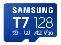 Spominska kartica Samsung T7, micro SDXC, 128GB, U3, V30, A2, UHS-I, 170 MB/s - MB-MB128T/WW