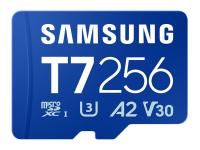 Spominska kartica Samsung T7, micro SDXC, 256GB, U3, V30, A2, UHS-I, 170 MB/s - MB-MB256T/WW