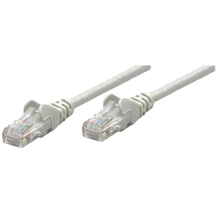 Intellinet UTP Cat6,CCA,U/UTP, PVC, RJ45, 10m,sivi