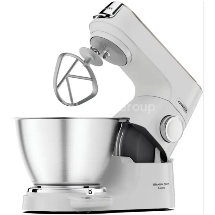 Kenwood Titanium Chef Baker food processor KVC65.001WH white, 1200 watts, integrated scale, timer