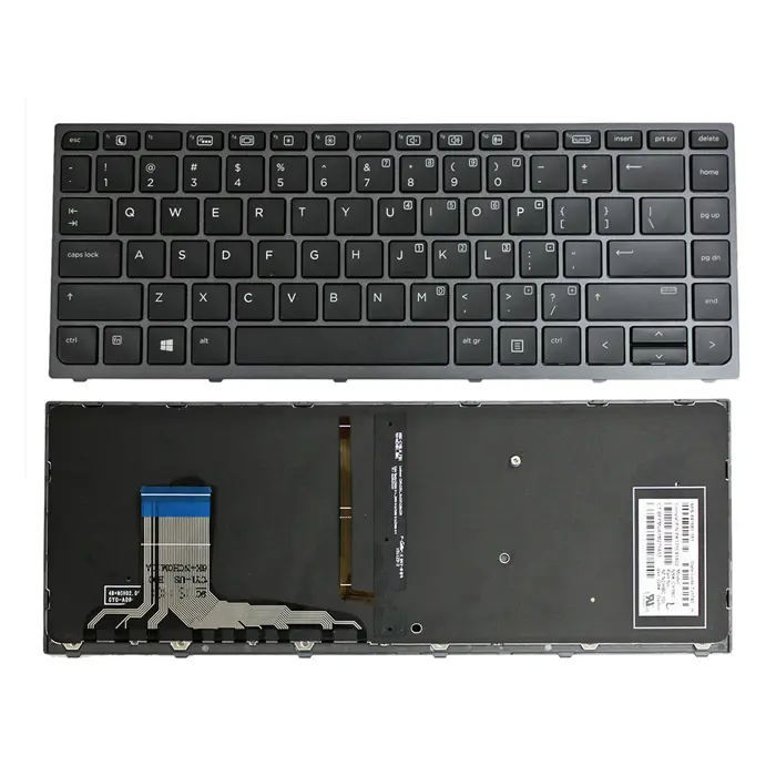 Keyboard HP Zbook Studio G3/G4;backlit, small enter, P/N 841681-001