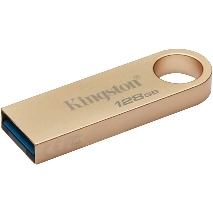 Kingston DataTraveler SE9 G3 128 GB, USB stick (gold, USB-A 3.2 Gen 1)