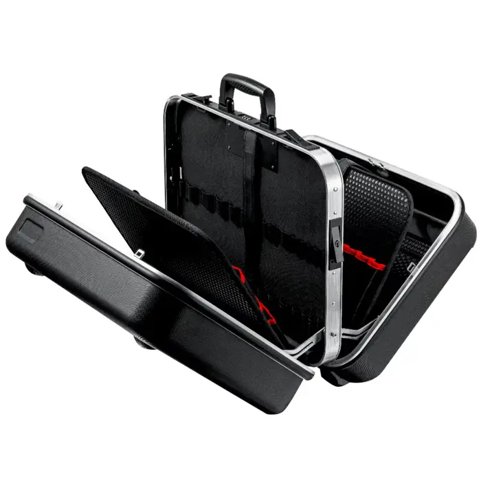 Knipex tool case "BIG Twin" 00 21 42 LE (black, all-round aluminum frame)