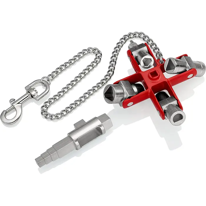 Knipex universal key construction 001106V01 - for common cabinets and locking systems