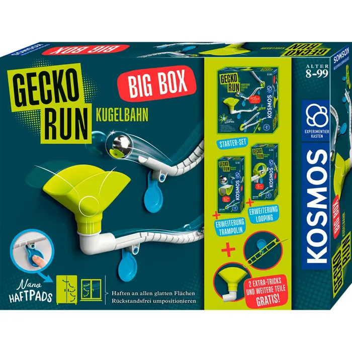 Kosmos Gecko Run - Big Box, marble run