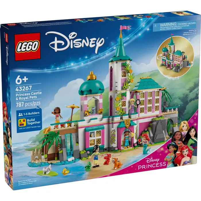 LEGO DISNEY 43267 Princes Castle and Royal Pets
