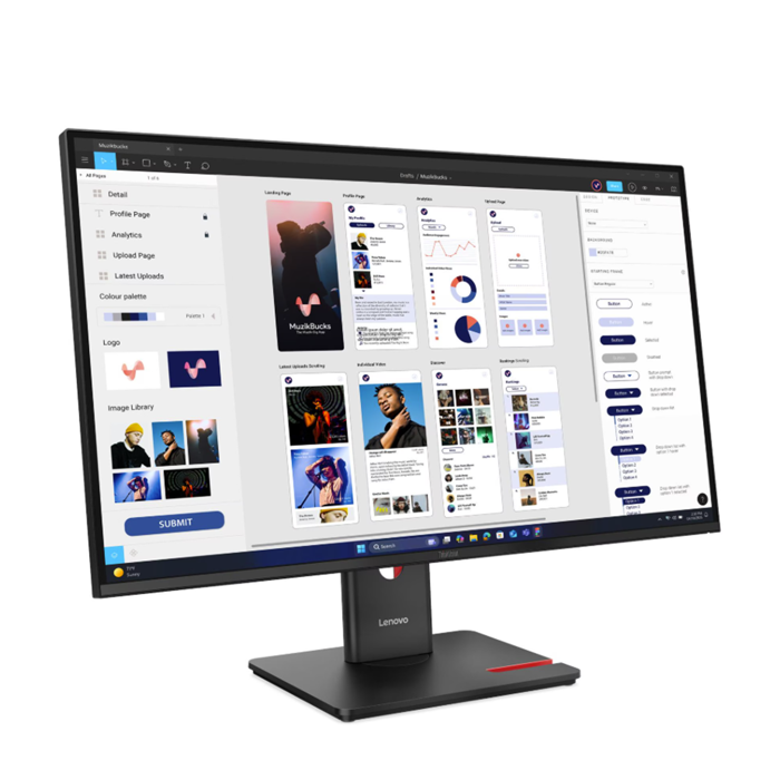 Lenovo T32UD-40 UHD IPS, HDMI, DP, USB-C, pivot