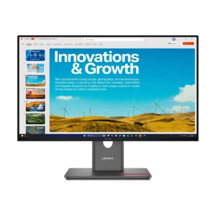 Lenovo ThinkVision P24QD-40 LED display 60.5 cm (23.8") 2560 x 1440 pixels Quad HD LCD Black