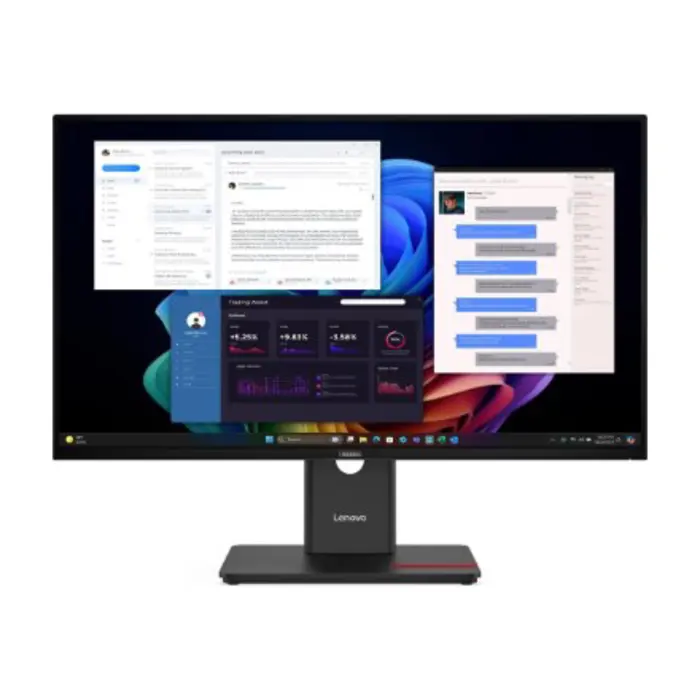 Lenovo ThinkVision T27UD-40 LED display 68.6 cm (27") 3840 x 2160 pixels 4K Ultra HD LCD Black