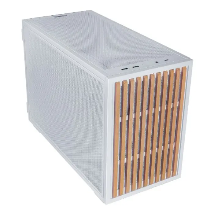 Lian Li B4-mATX Wood Mini Tower White, Wood