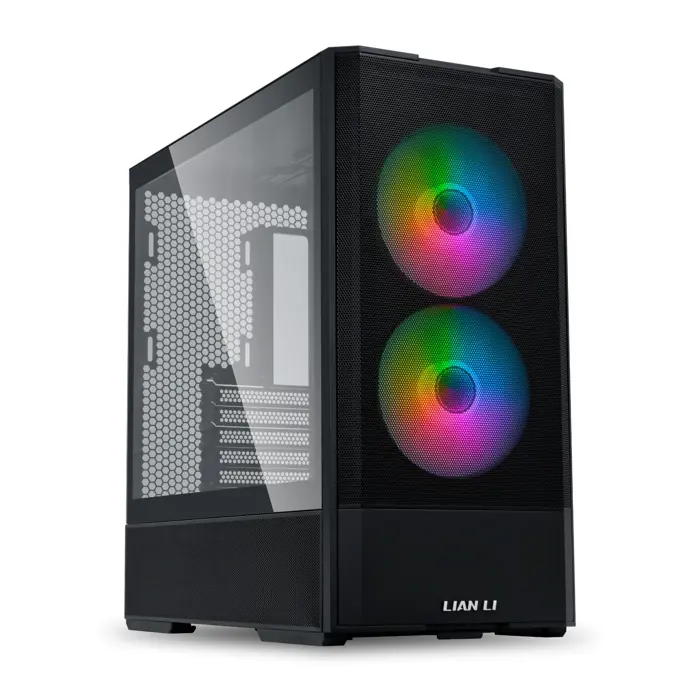 Lian Li LANCOOL 207 PC Gehäuse, Midi-Tower, ATX, Tempered Glass - black-LANCOOL 207RX