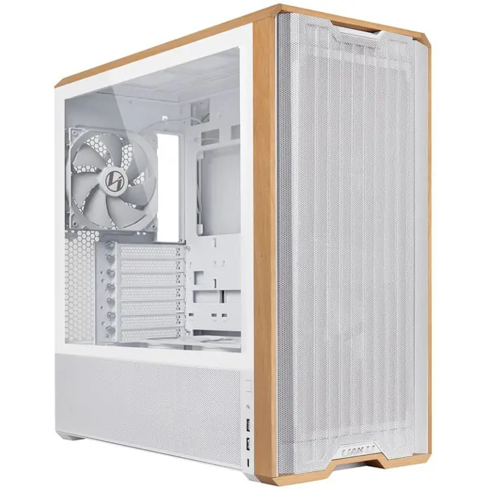 Lian Li Lancool 217 PC-Gehäuse, Midi-Tower, ATX, Tempered Glass - white-LAN217W