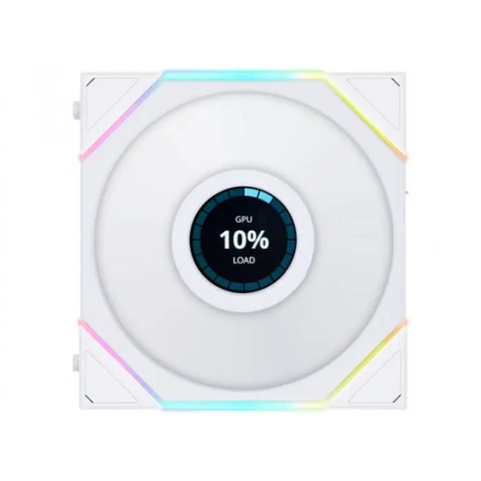 Lian Li UNI FAN TL Wireless LCD Lüfter, ARGB, PWM - 120 mm, white-12TLLCD1W1W
