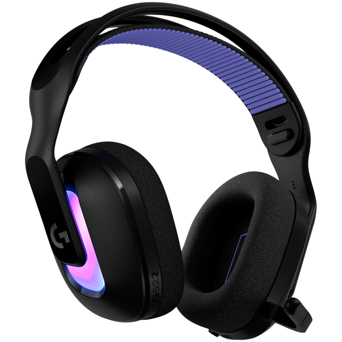 LOGITECH G522 LIGHTSPEED Wireless Gaming Headset - BLACK - EMEA28i-935 - 2.4GHZ