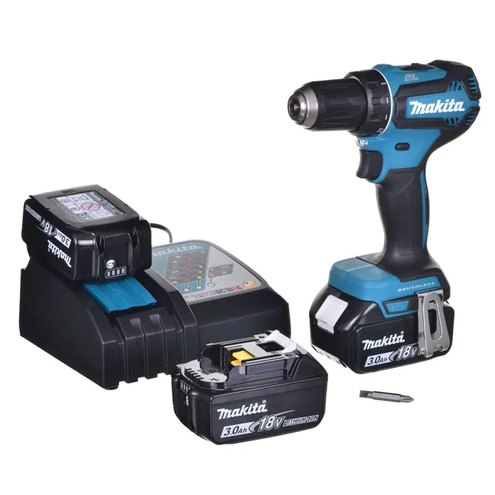 MAKITA DDF485RF3J Cordless Drill 3x 18V 3Ah
