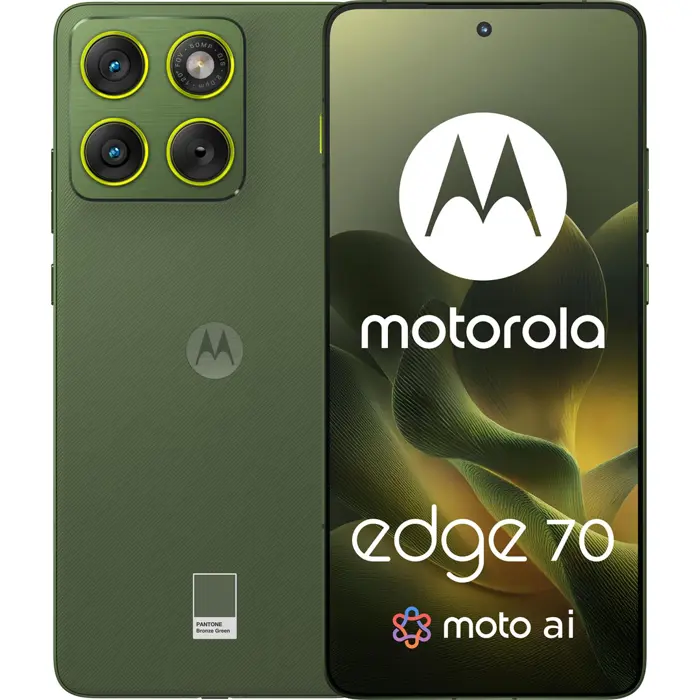 Motorola Edge 70 6.7" Dual SIM Android 16 USB Type-C 12 GB 512 GB 4800 mAh Green
