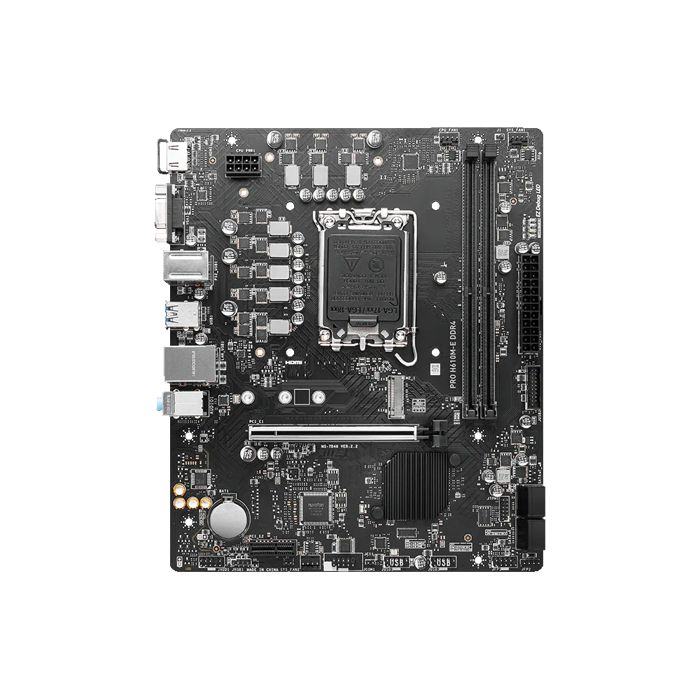 MSI MB H610M-E DDR4, S.1700, 2xDDR4/3200, PCIe 4.0, G-LAN, VGA/HDMI, mATX